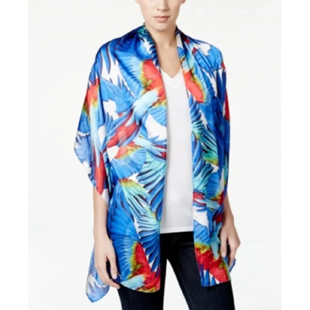 Echo Birds of Paradise Pareo Wrap Scarf, Retail $38.00